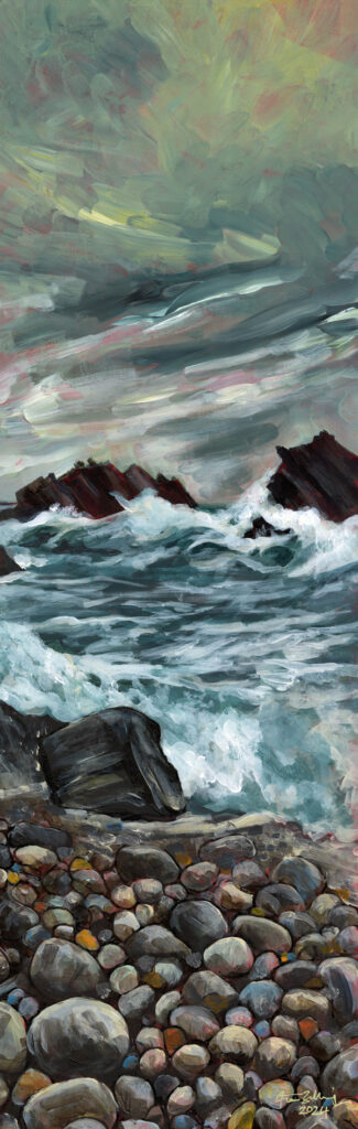 Breathe painting by Fiona J Billing Smith