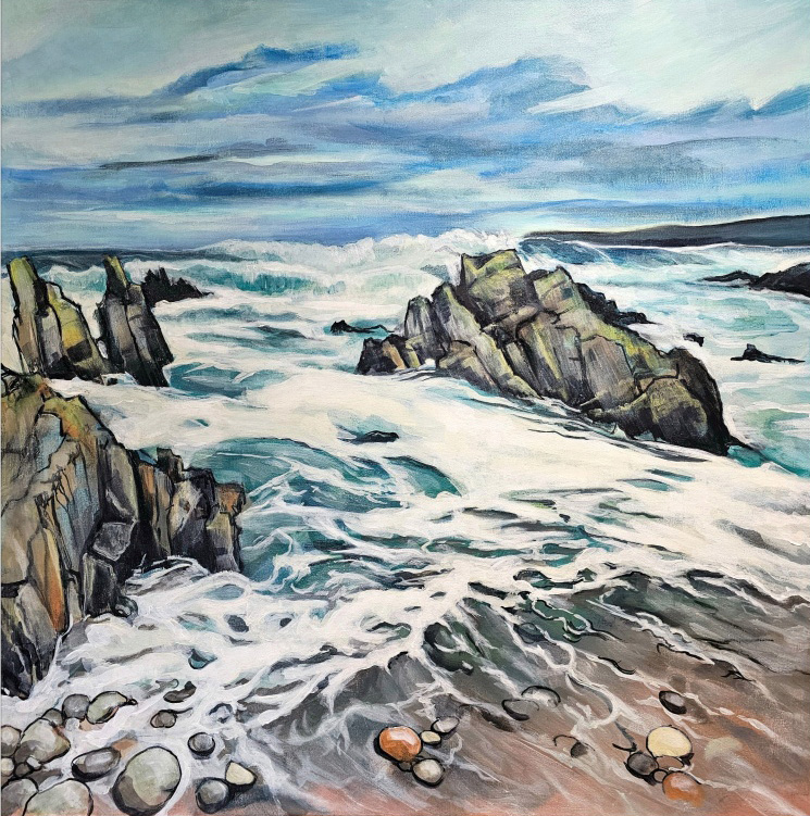 Last Day 2, painting by Fiona J Billing Smith