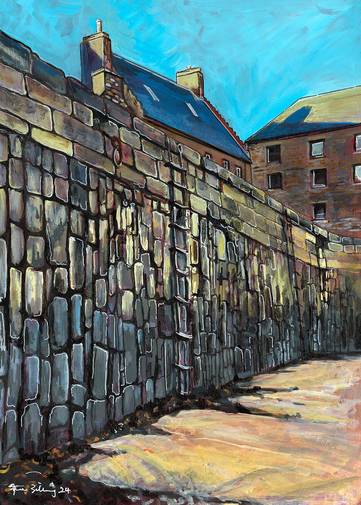 Old Harbour Wall, Portsoy