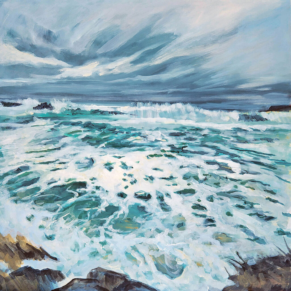 The Last Day. Painting by Fiona J Billing Smith.